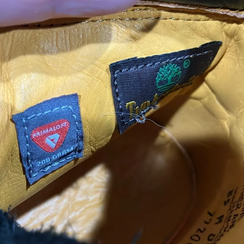 Timberland black leather lace up‎ boots size 8.5 - Image 8