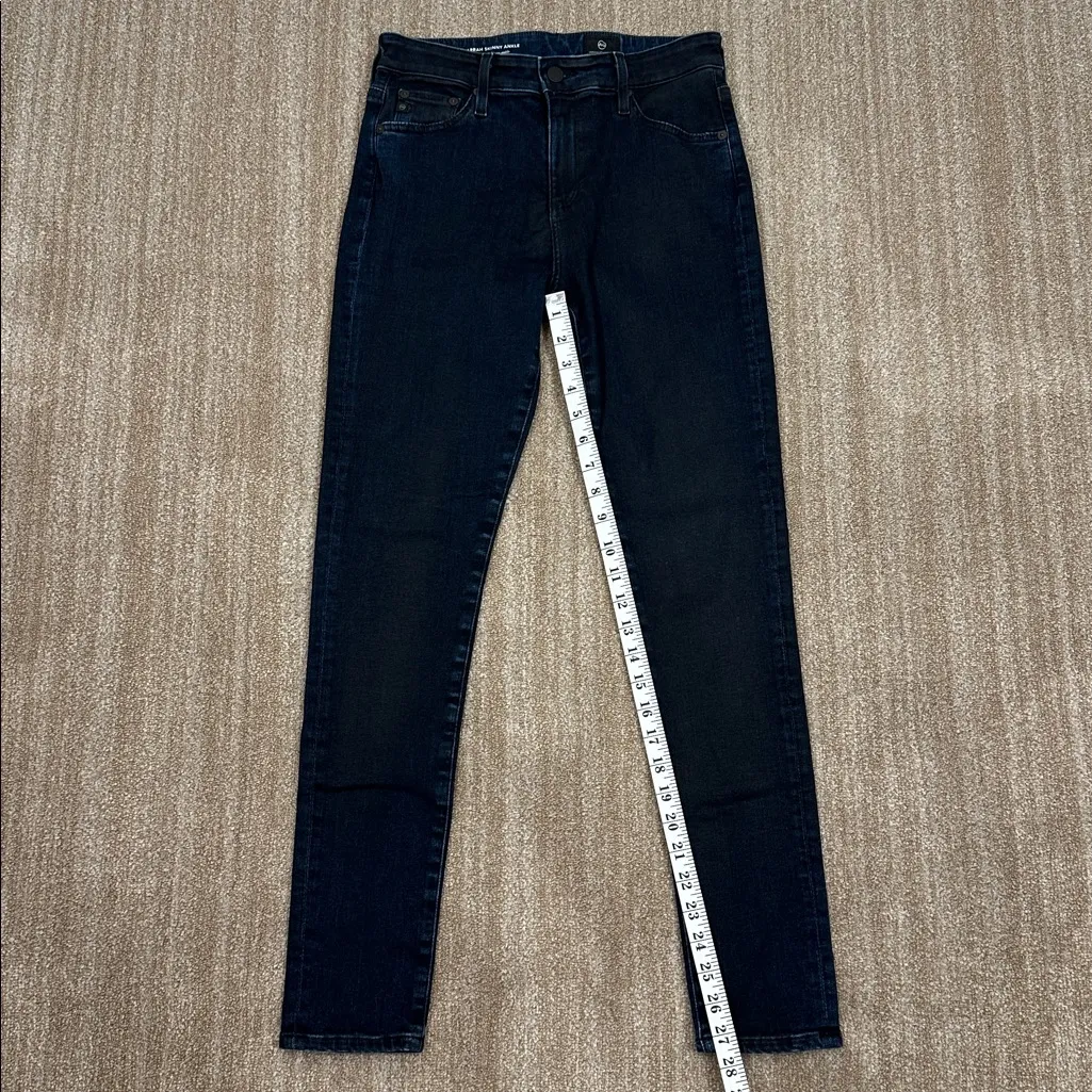 Adriano Goldschmied Farrah Skinny Ankle High Rise Stretch Blue Jeans Women 27R - Image 3