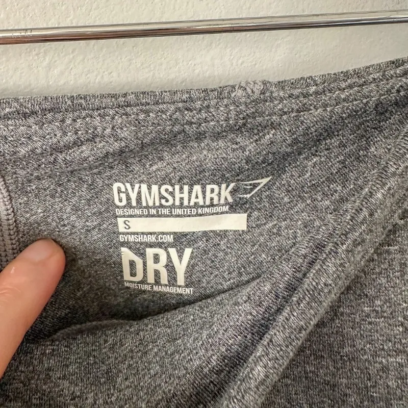 Gymshark Cropped Grey Leggings - Image 3