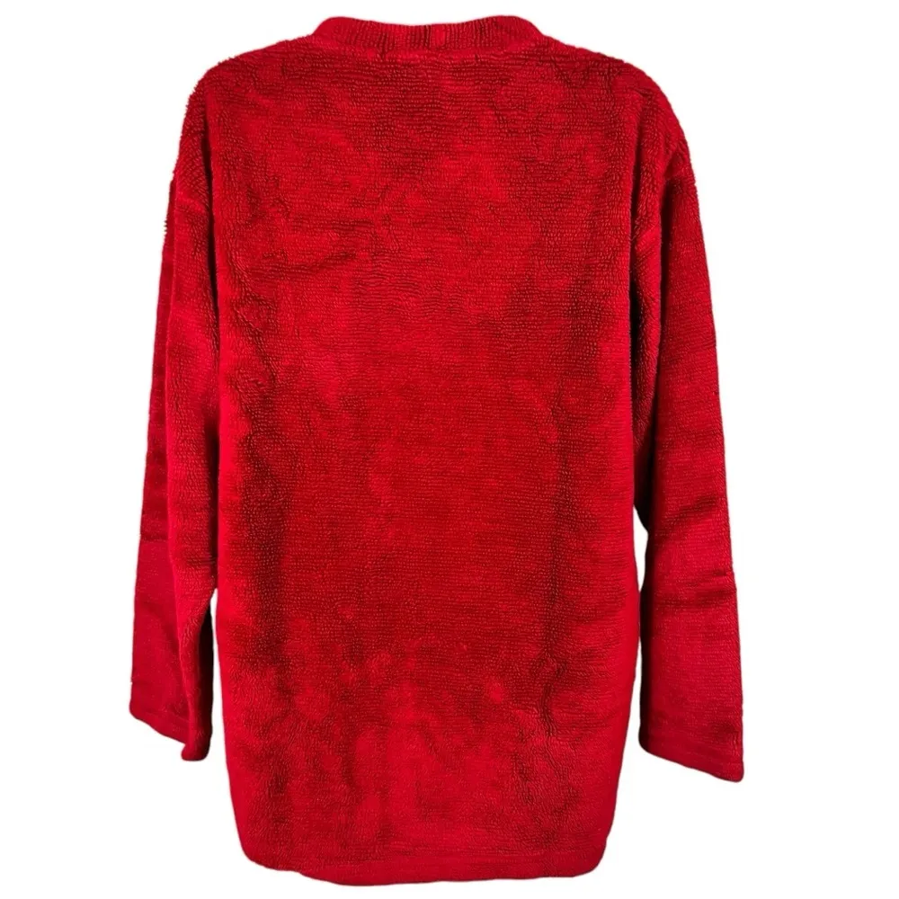 Vintage Walt Disney World Minnie Mouse Plush Pullover Sweater - Image 9