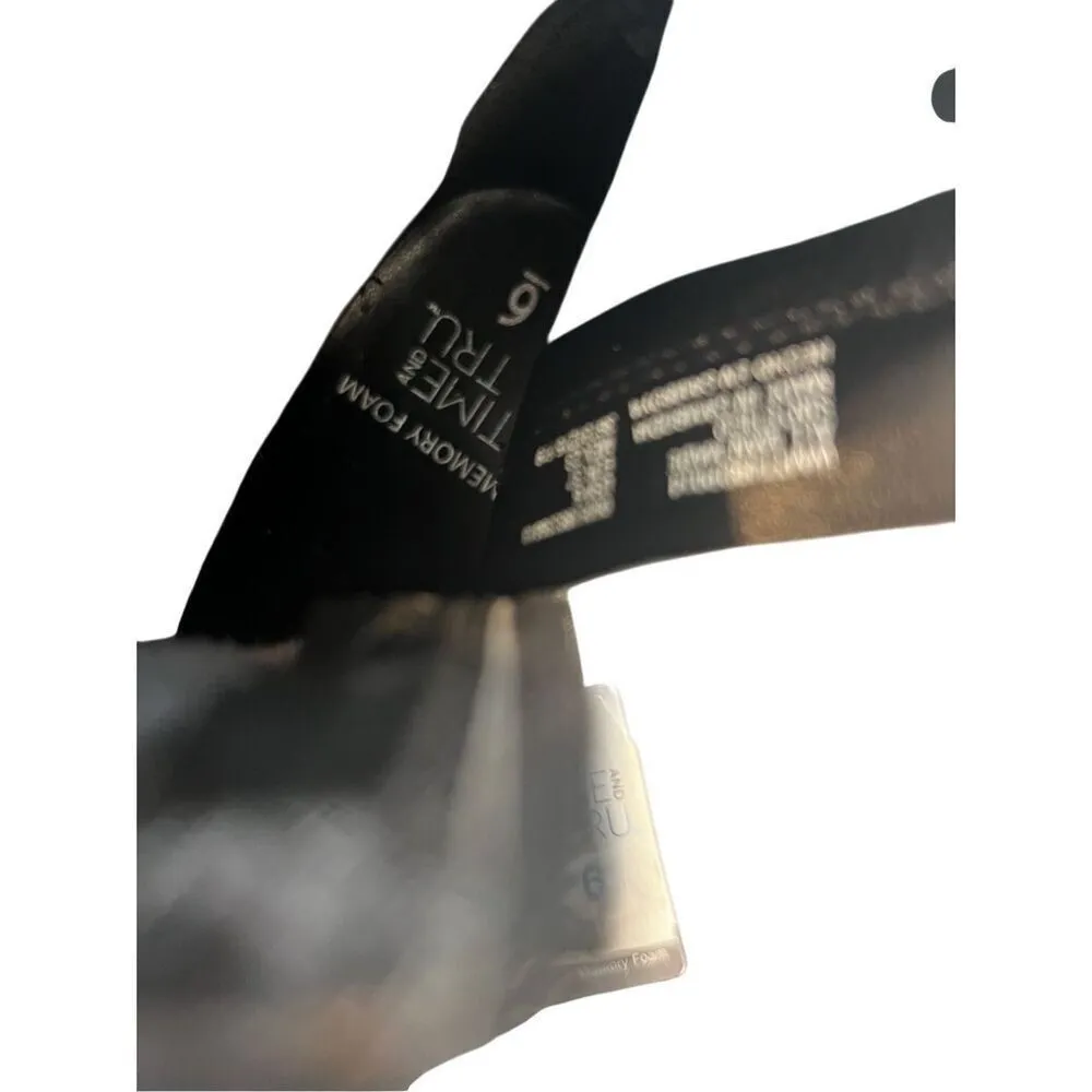 TIME and TRU black ankle Boots Size 6 Black - Image 13