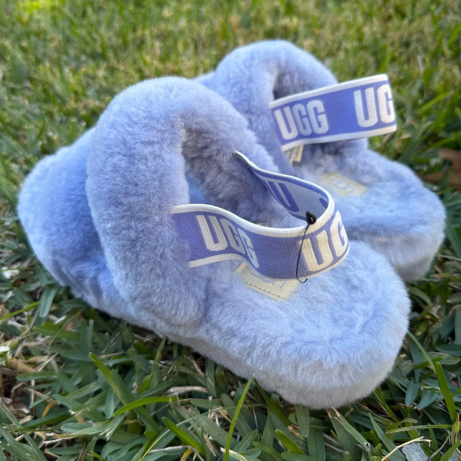 Ugg Fluff “Oh Yeah” Slide Size 7 - Image 3