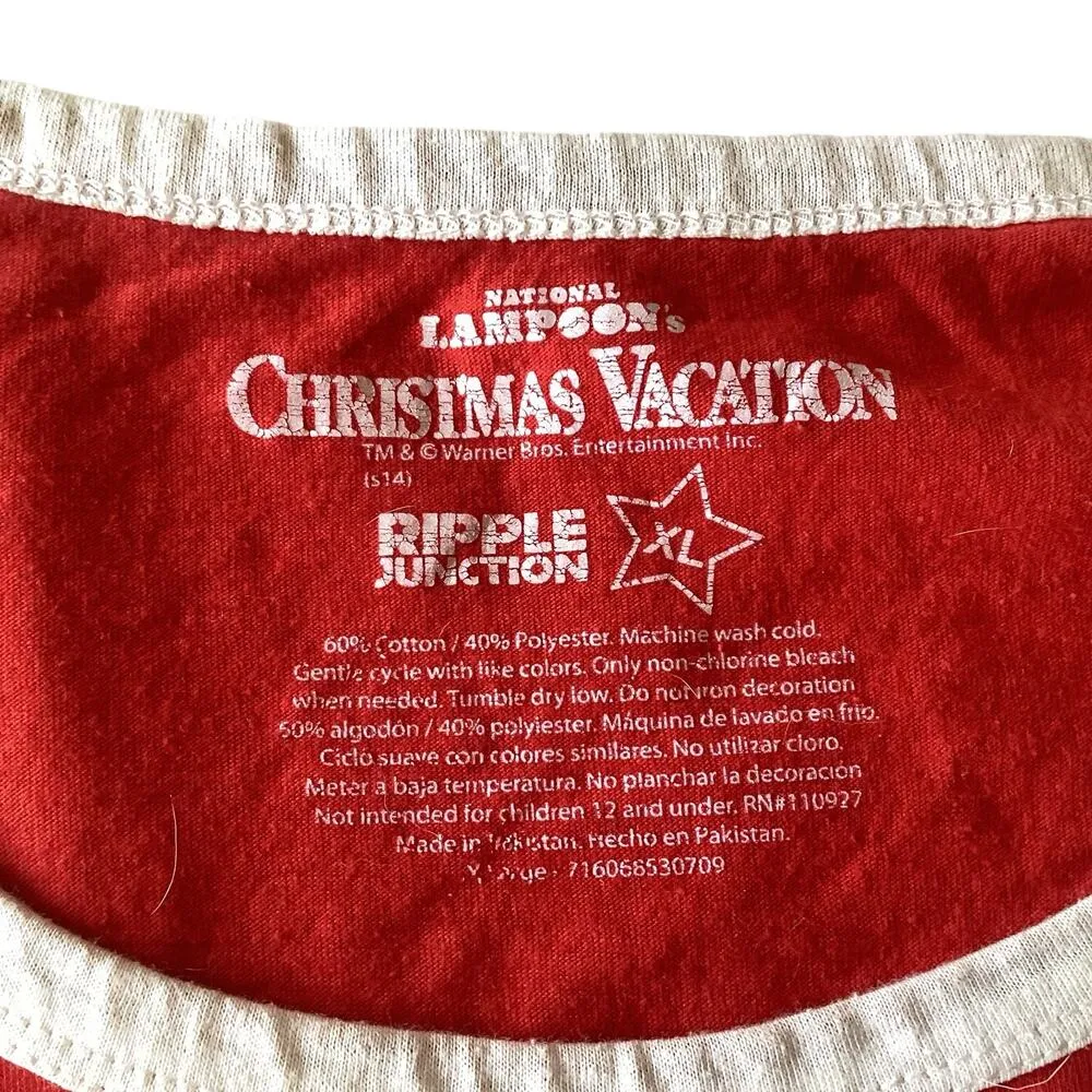 Christmas Vacation Clark Griswold Hallelujah Raglan T Shirt - Image 5