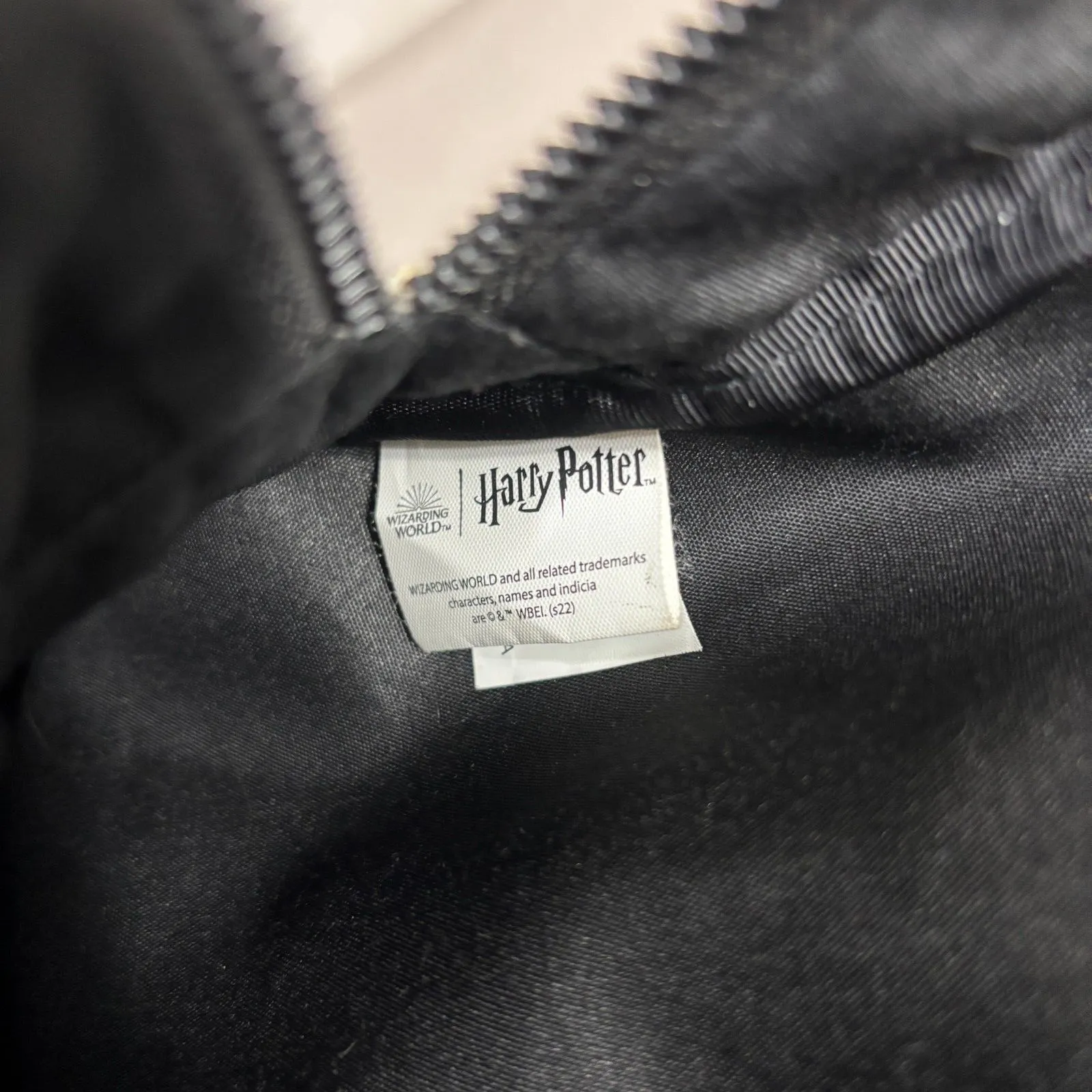 Loungefly Harry Potter Relics Tattoo Allover Print Backpack Faux Leather Gray - Image 4