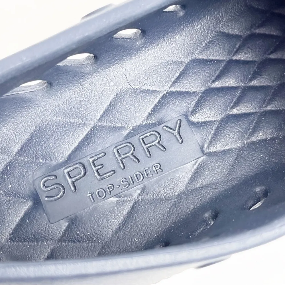 SPERRY Navy Original Float Boat Lightweight Speckled Slip On Boat Shoes, Size 6 - Image 9