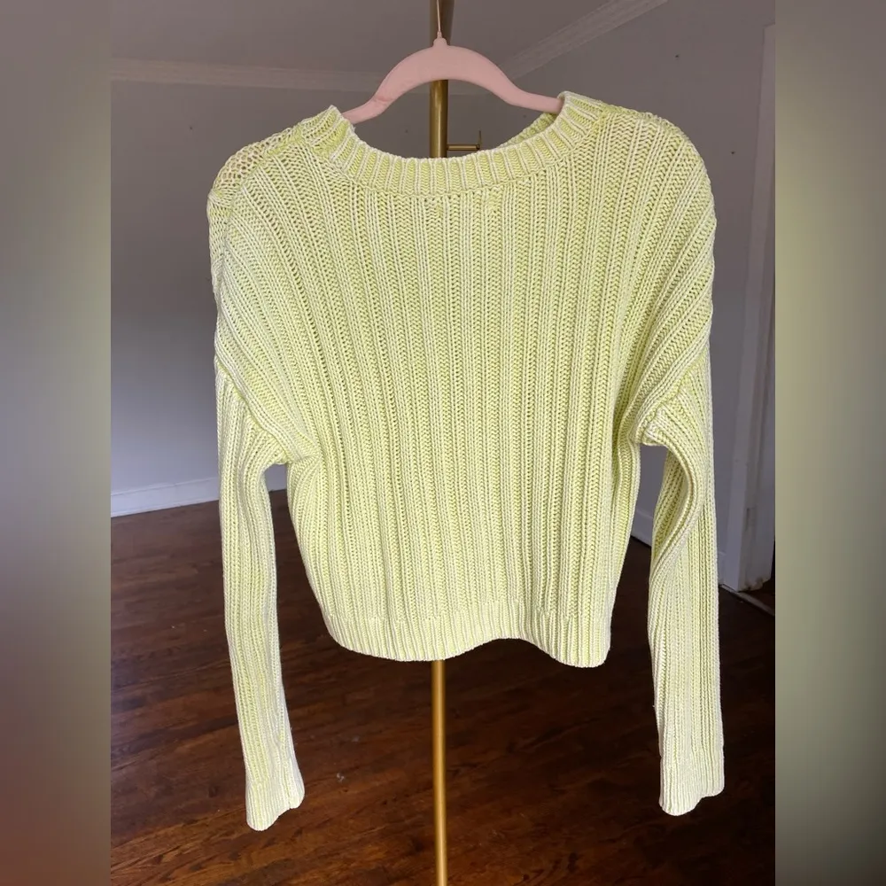 Aeropostale Chunky Knit Sweater Pullover Downtown Streetwear Soft Girl 90s Y2K - Image 3