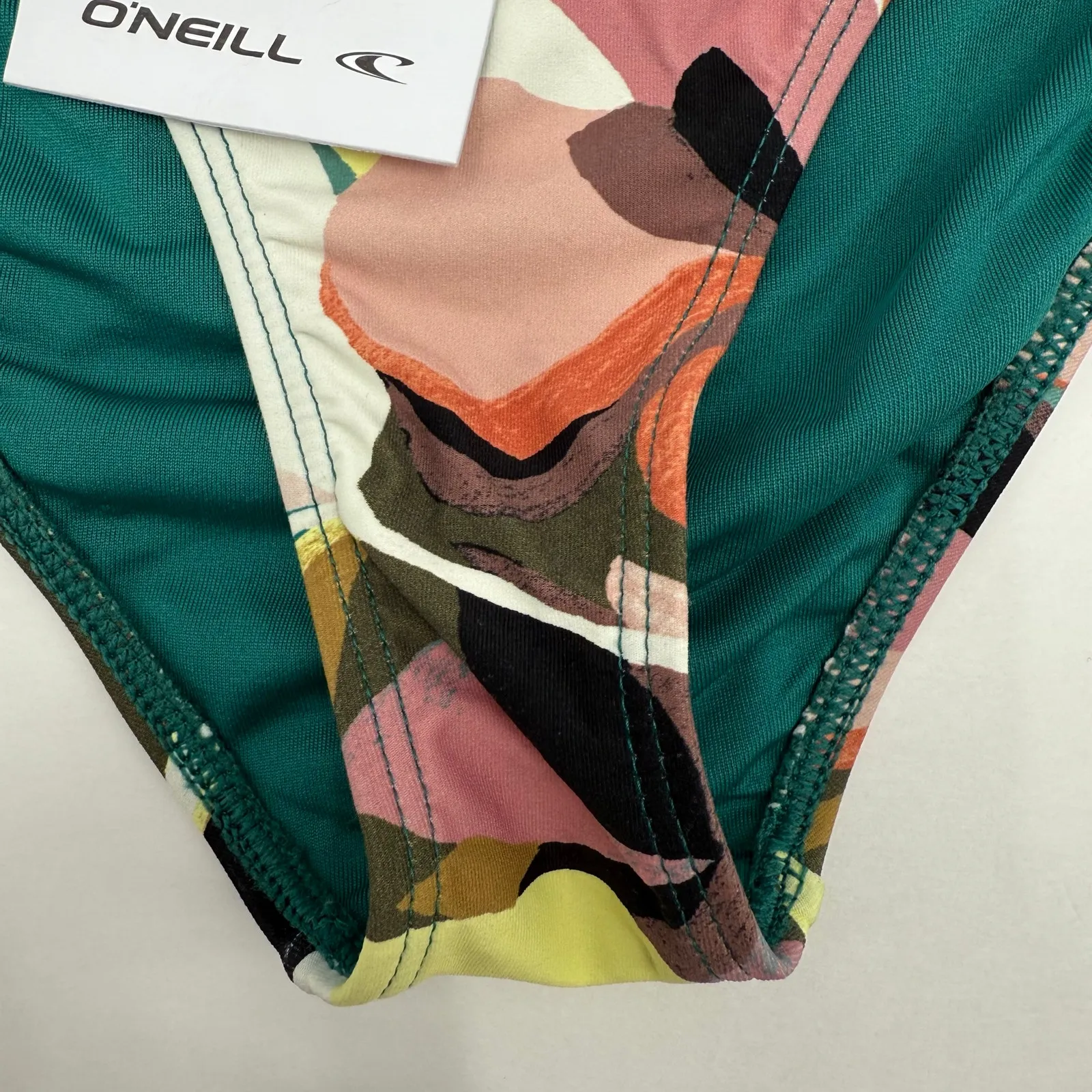 O’NEILL Cala Swim Bottoms Size Medium NWT Swim Beach Surf Medium Coverage Teal - Image 9