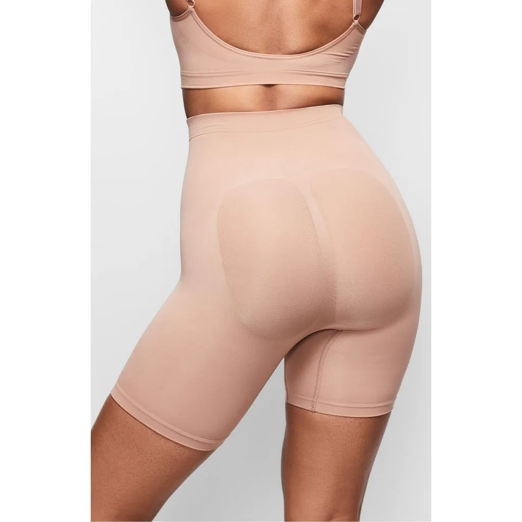 SKIMS Seamless Sculpt Mid Thigh Shorts in Sienna Xsmall New Briefs - Image 12