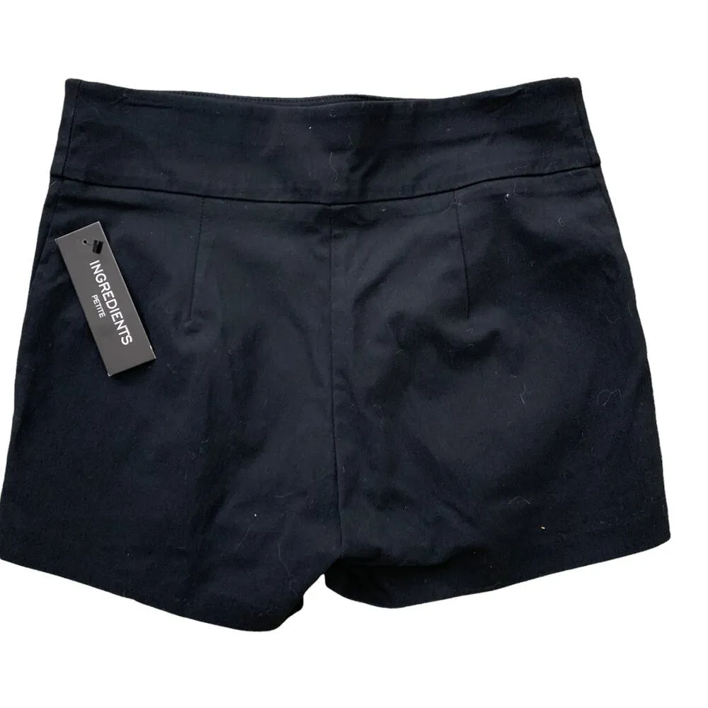 Black mini shorts by Ingredients Medium Petite NWT Size 8 - Image 3