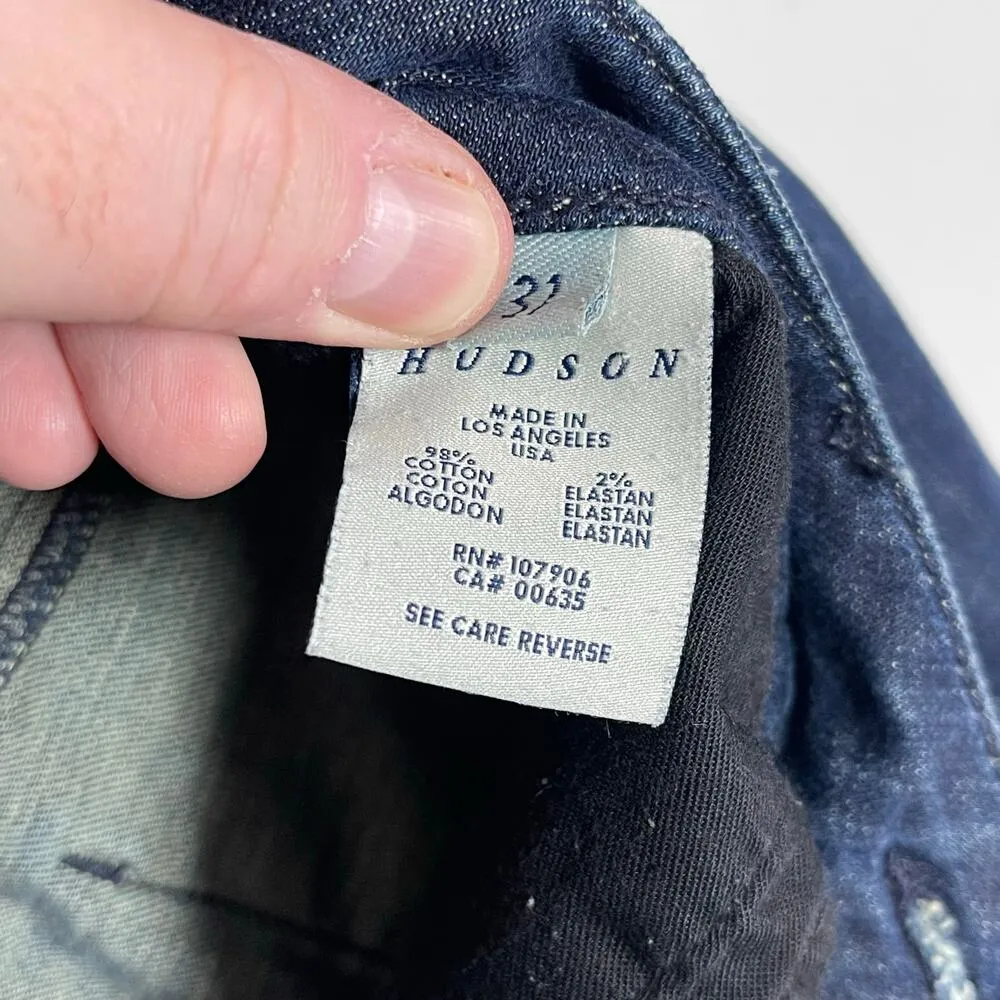 HUDSON Women’s Bootcut Lowrise Jeans Made in the USA size 31 - Image 5