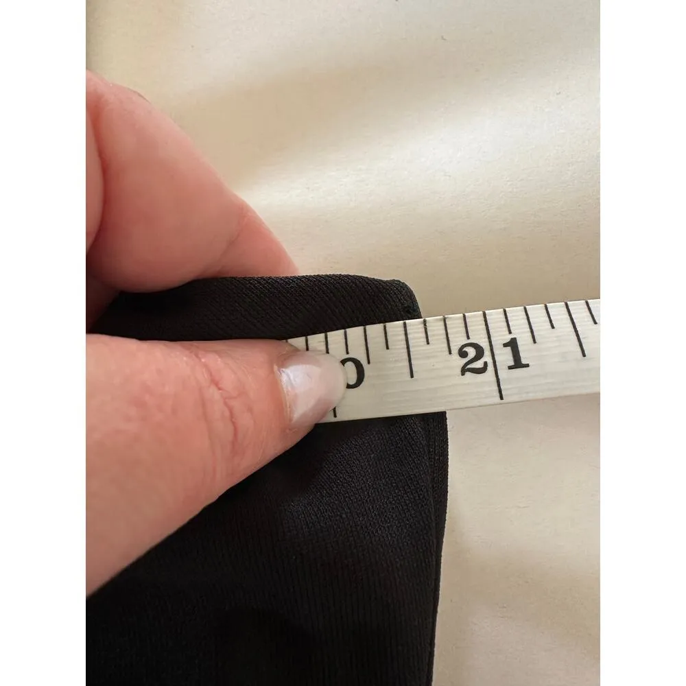 DAVID MEISTER | Black Asymmetrical Neckline and Hemline Little Black Dress | 14 - Image 5