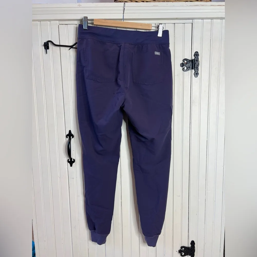 Figs Purple Shadow Scrub Pants Zamora Joggers Size Small - Image 4
