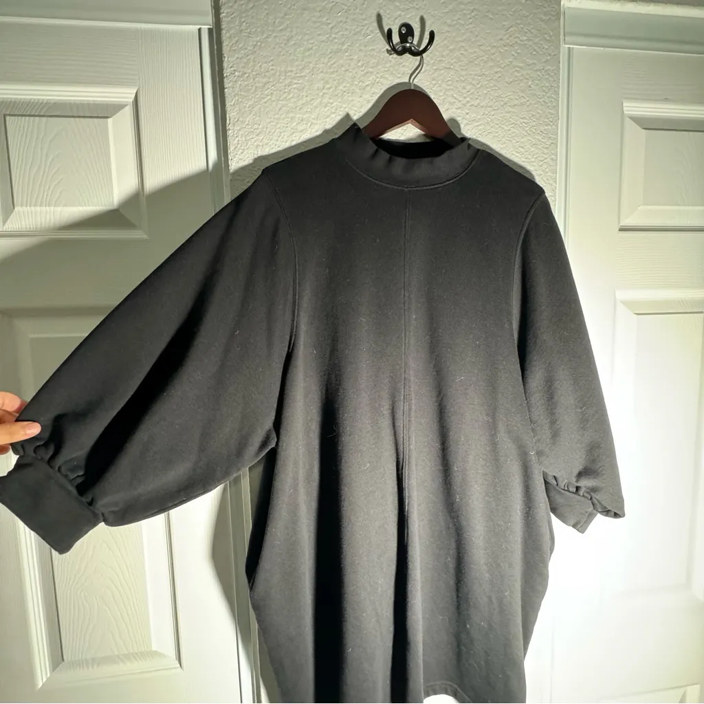 Monki • Sweater Dress • Pockets • Black • Medium - Image 7