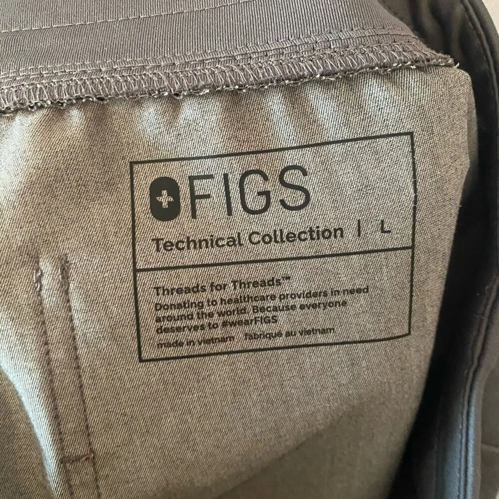 FIGS Women's size Large Graphite Gray Zamora Jogger Scrub Pants - Image 5