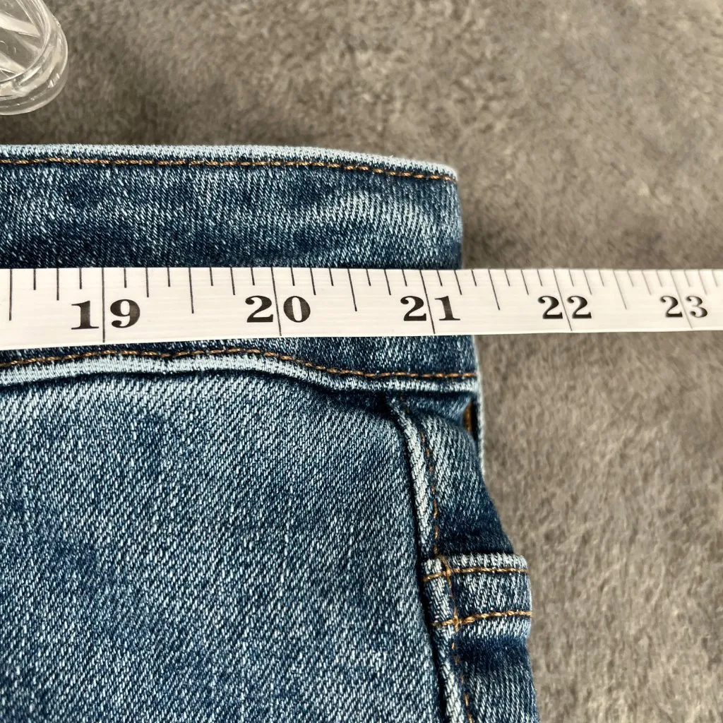 Madewell Cali Demi Boot Jeans Women's 24W Plus Medium High Rise Y2K Boho Casual - Image 5