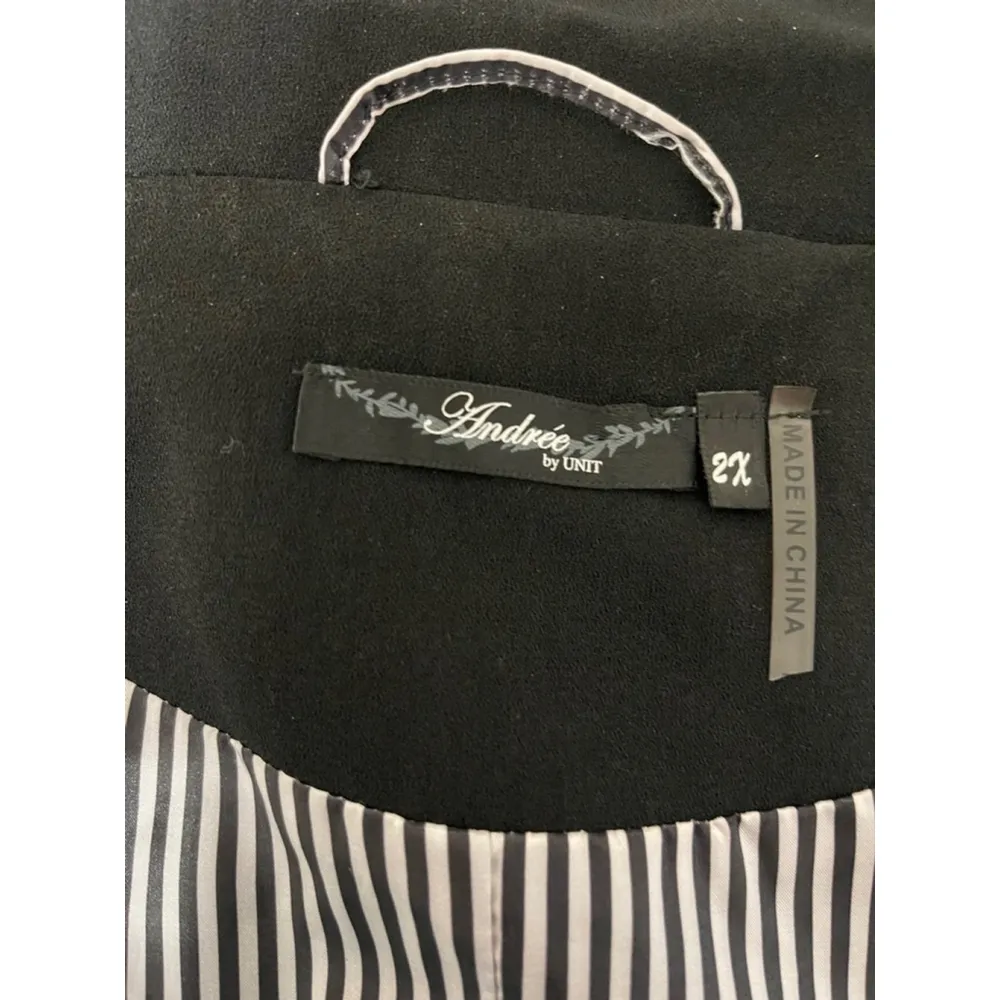 Women's Andree by UNIT Blazer 2X Black - Image 7