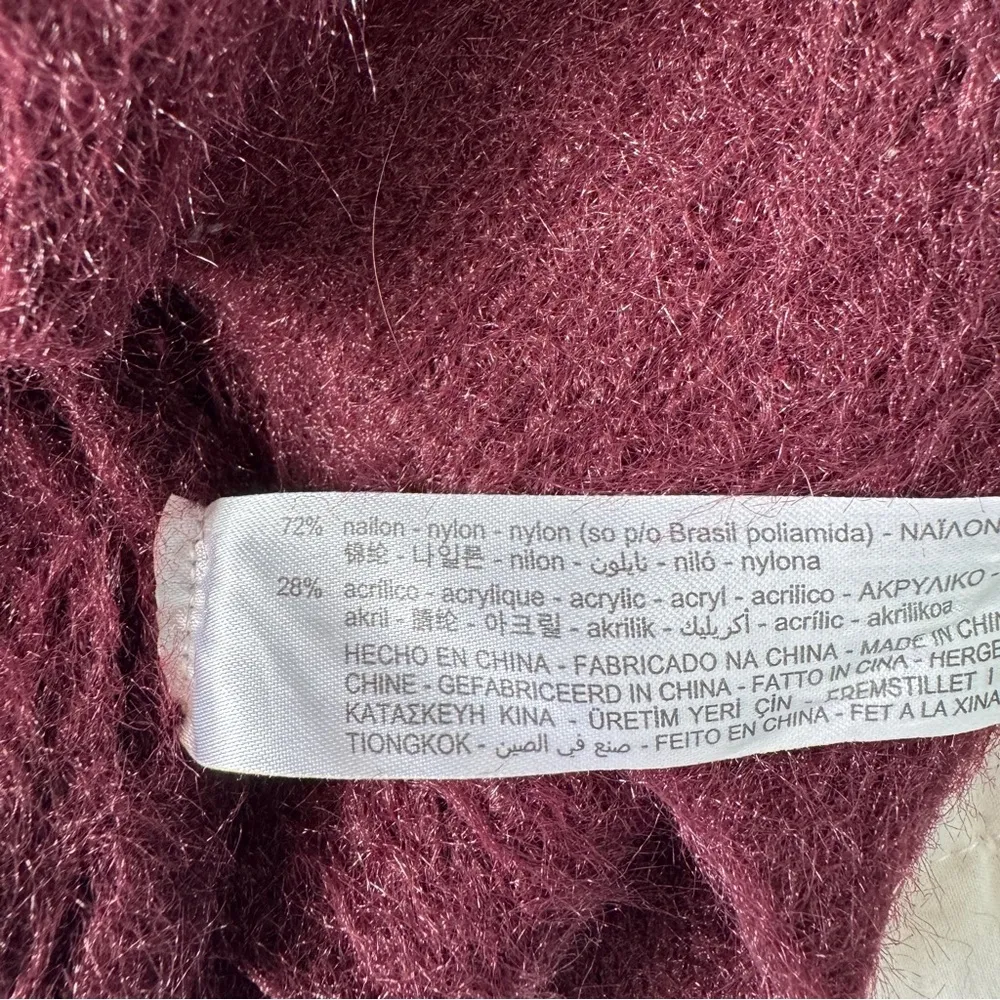 ZARA  Fuzzy Cropped Tank Top - Image 4