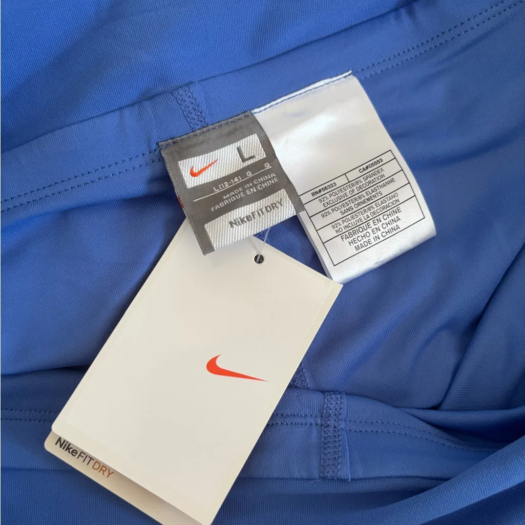 Nike Fit Dry Skort in Blue Size Large New With Tags Pickleball Tennis Golf - Image 4