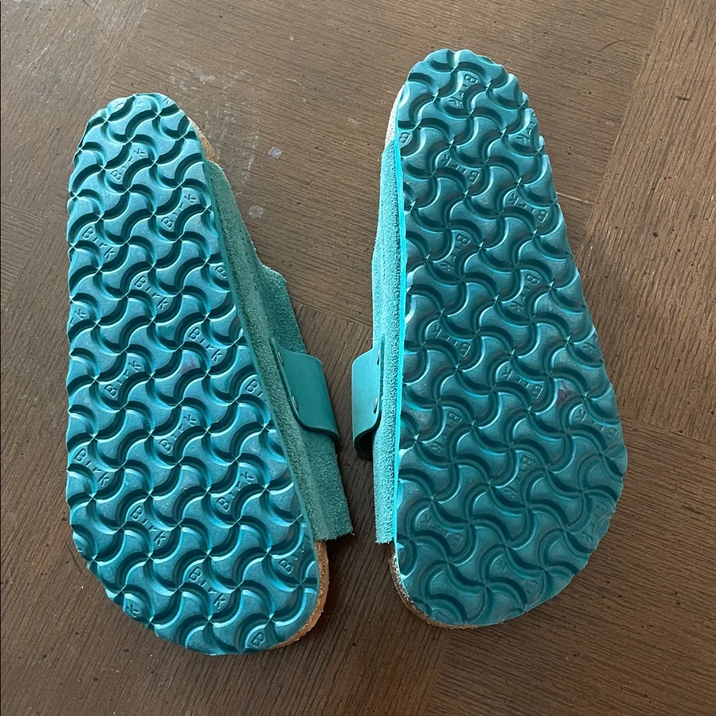 NWOT Birkenstock Women's Sandals Kyoto Nubuck-Suede Leather Size 39 8-8.5 - Image 8