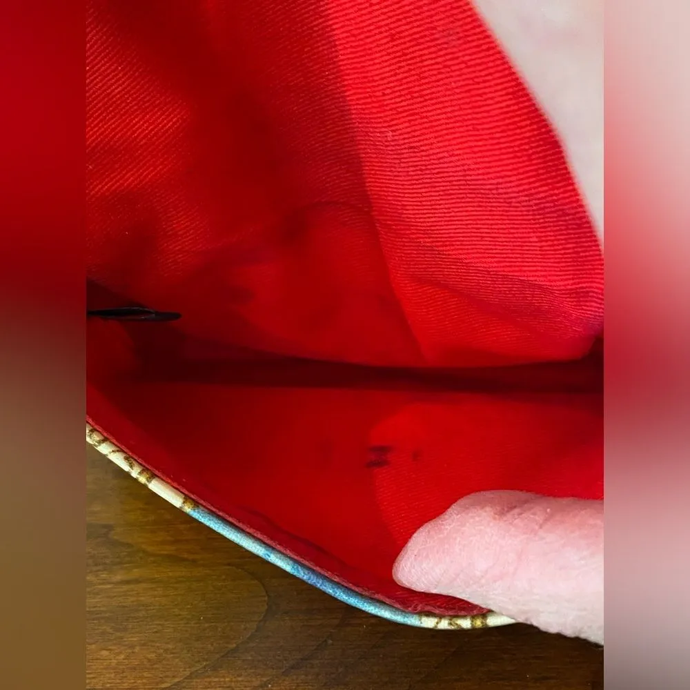 Vintage Dooney and Bourke Hibiscus Shoulder Bag & Wallet Set - Image 5