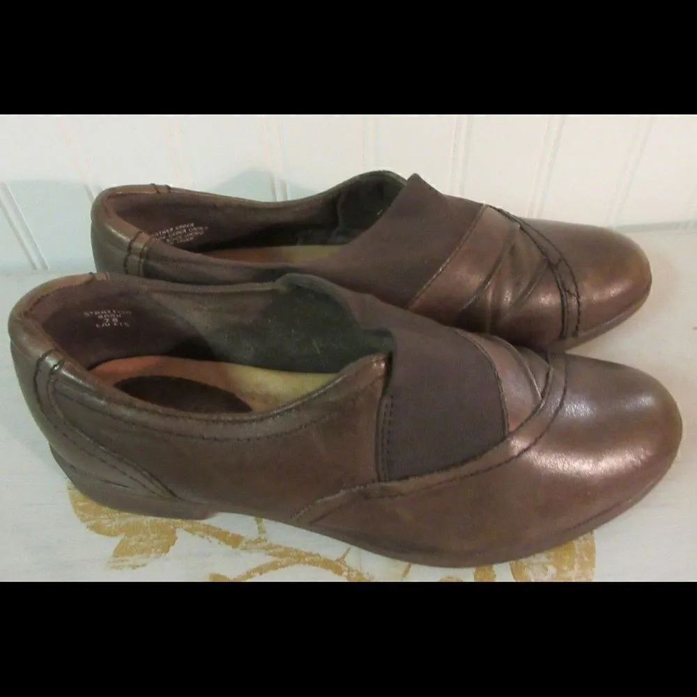 Earth shoes Stratton leather size 7B Brown - Image 4