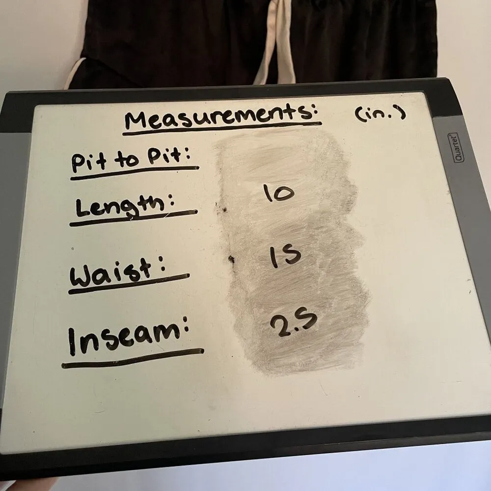 Victorias Secret Black Satin Ruffle Trim Pajama Shorts Medium lingerie hearts - Image 5