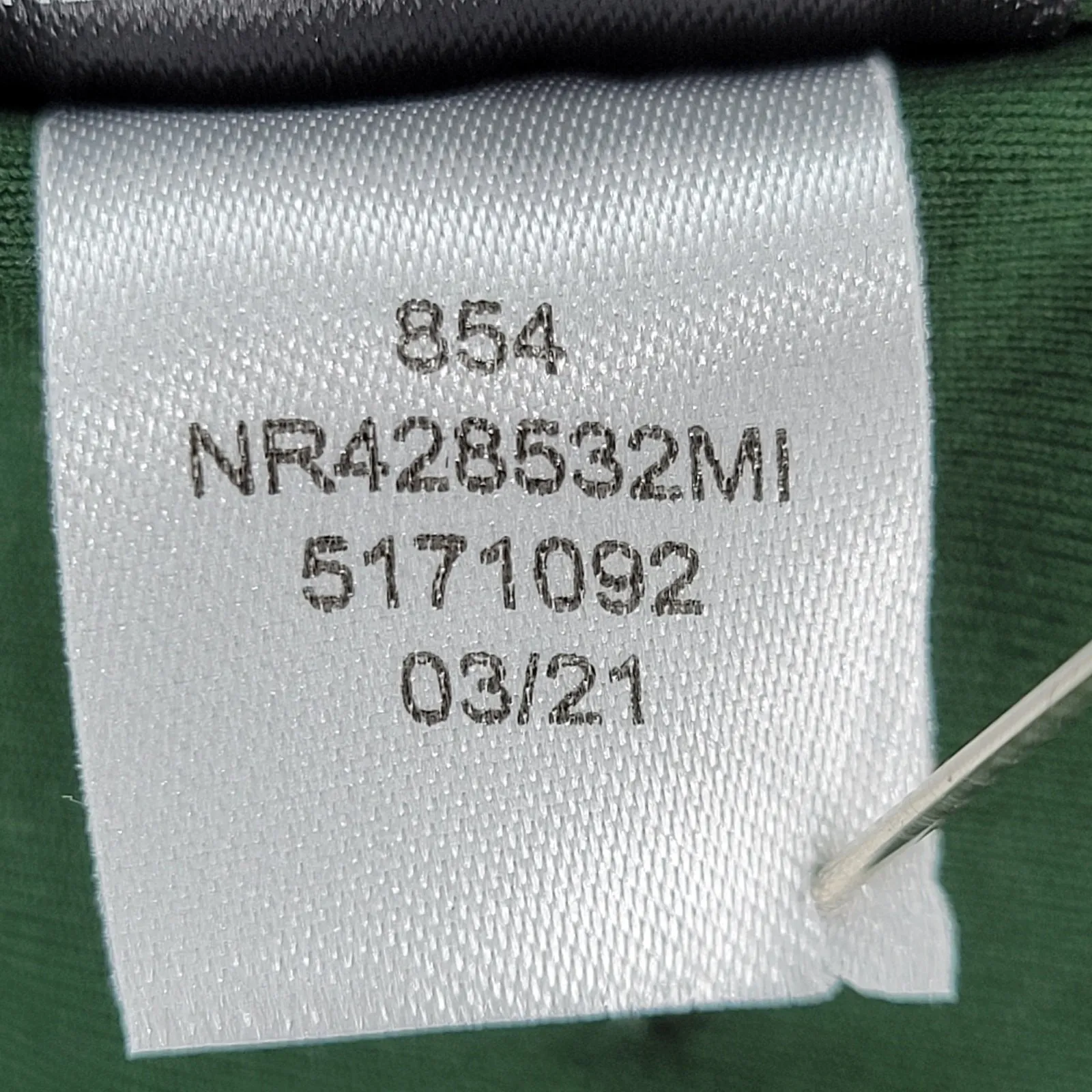 Zella Sports Bra Green Medium Racerback‎ Yoga Studio Low Support Athletic Size S - Image 13