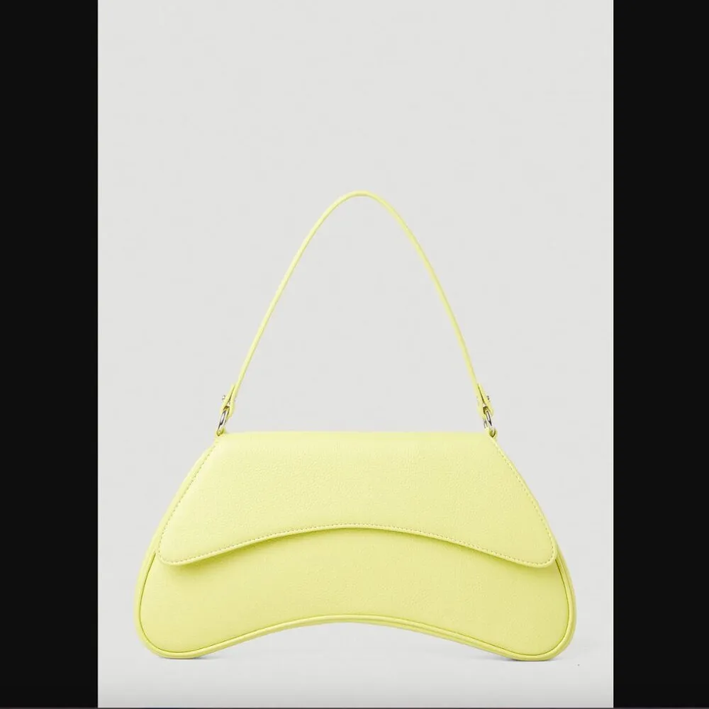 SIMON MILLER Boom Bright Yellow Citron Shoulder Bag - Image 3