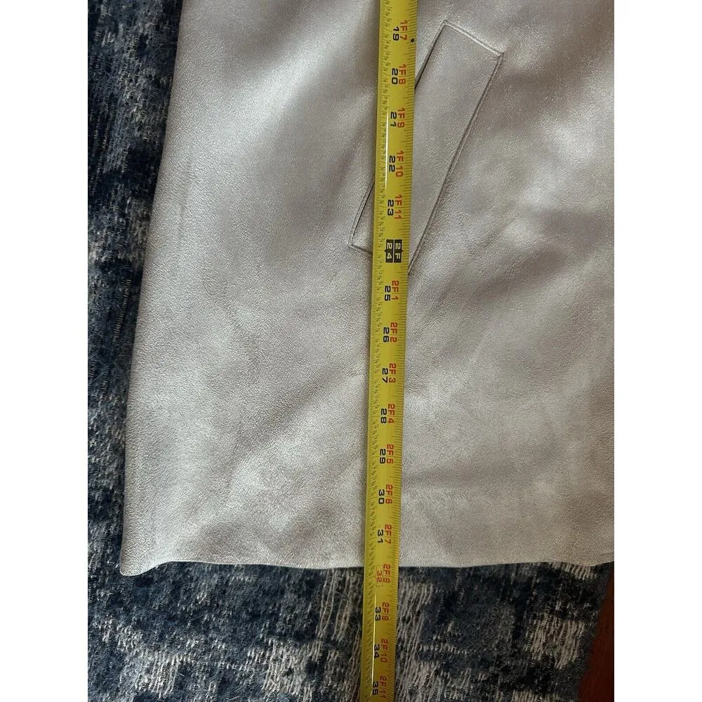 Faux Suede Coat & Fur Collar (removable) Women’s XL NEW Simply Styled by Sears - Image 7