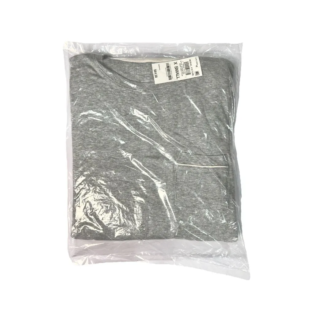 State of Day Modal Pajama Set Womens XS Gray Short Sleeve Lounge Sleepwear - Image 4