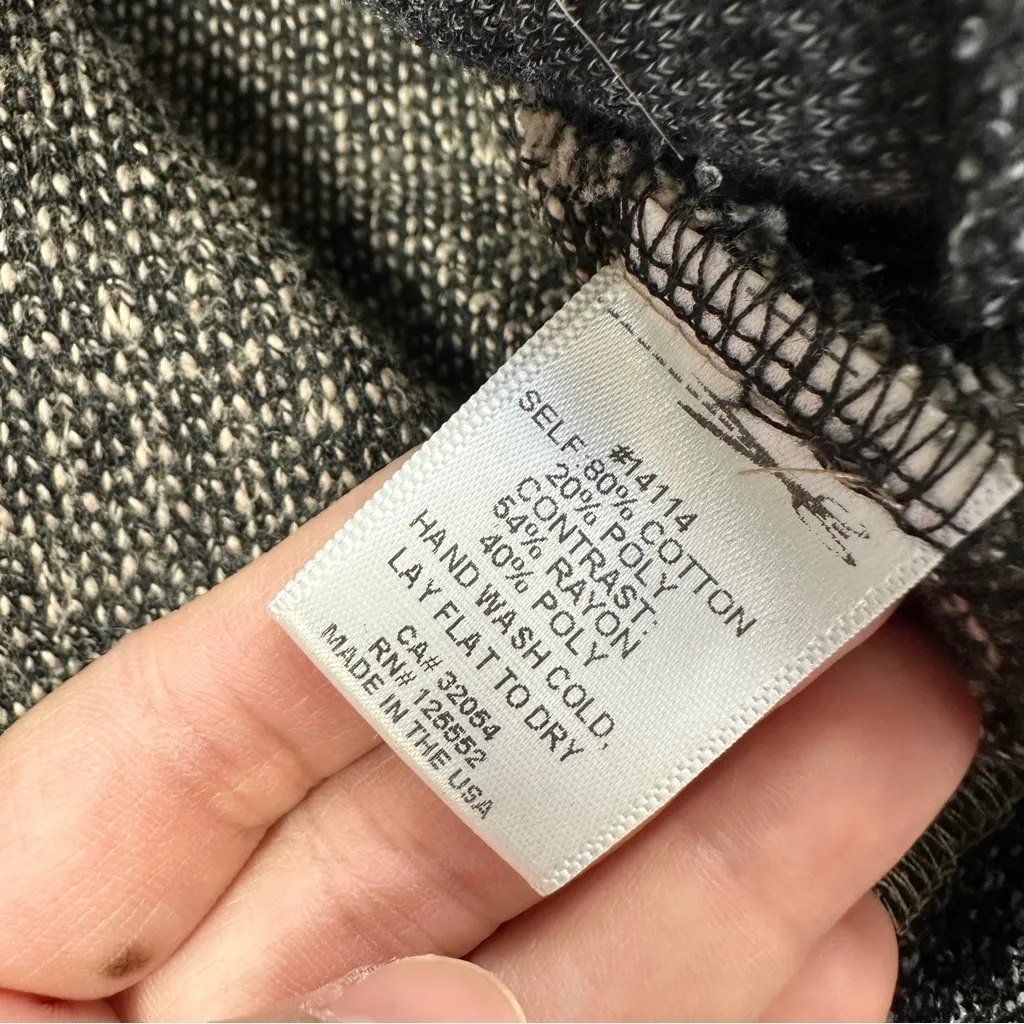 Anthropologie Dolan Women’s Zip Up Long Knit Sweater Jacket Drawstring Size M Brown Size M - Image 12