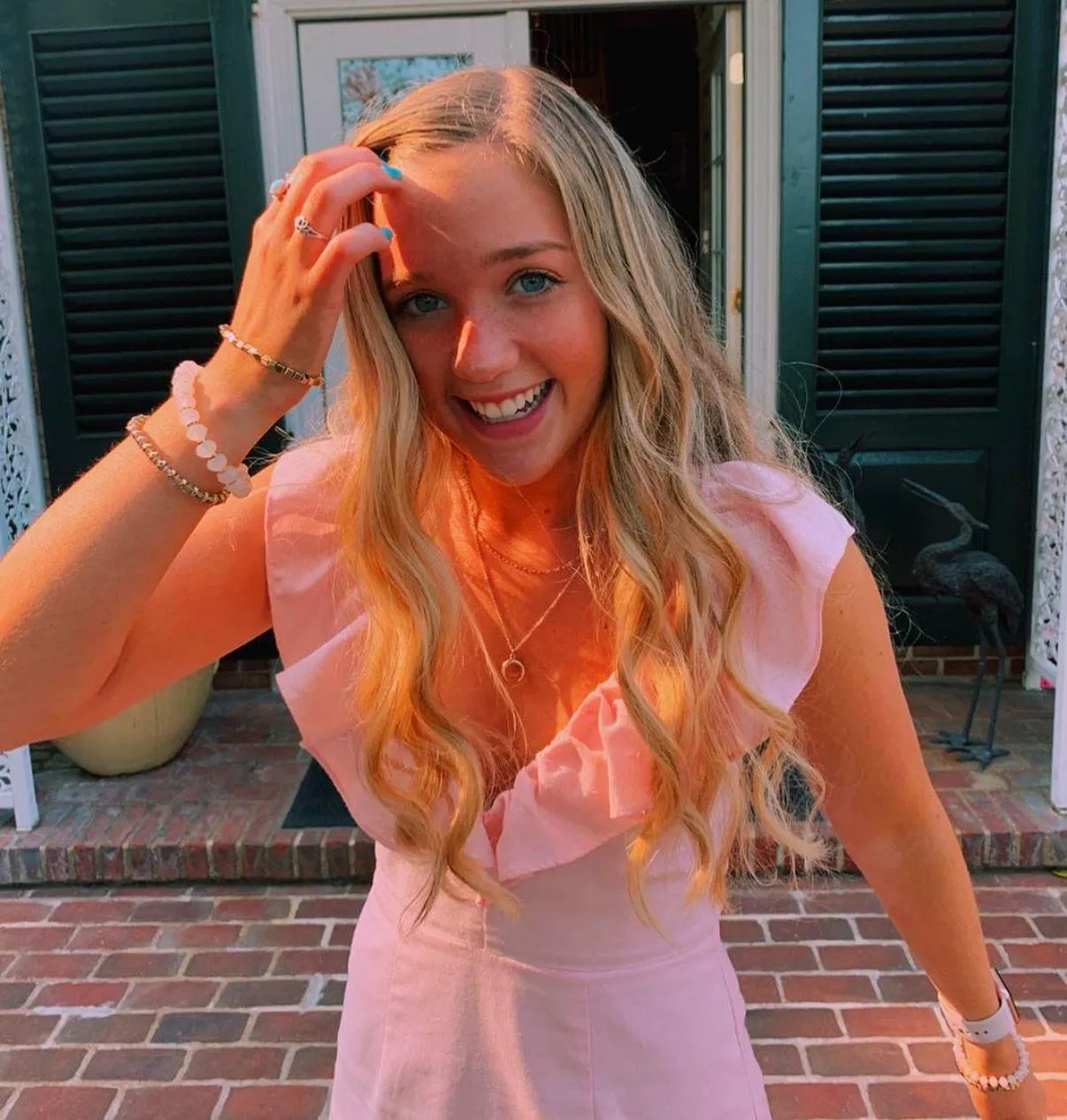 Pink Linen Dress - Image 4