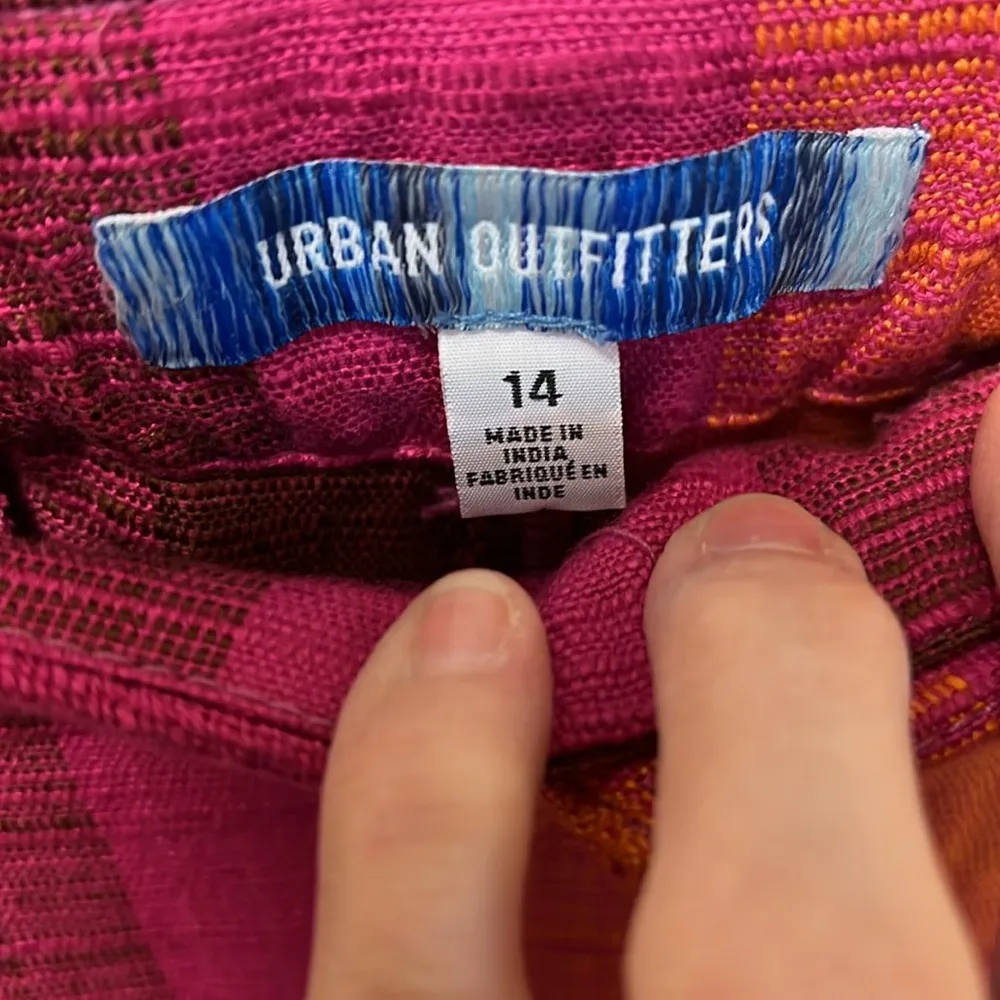 Urban Outfitters Martina Linen Low-Rise Trouser Pant LIKE NEW  size 14 - Image 4