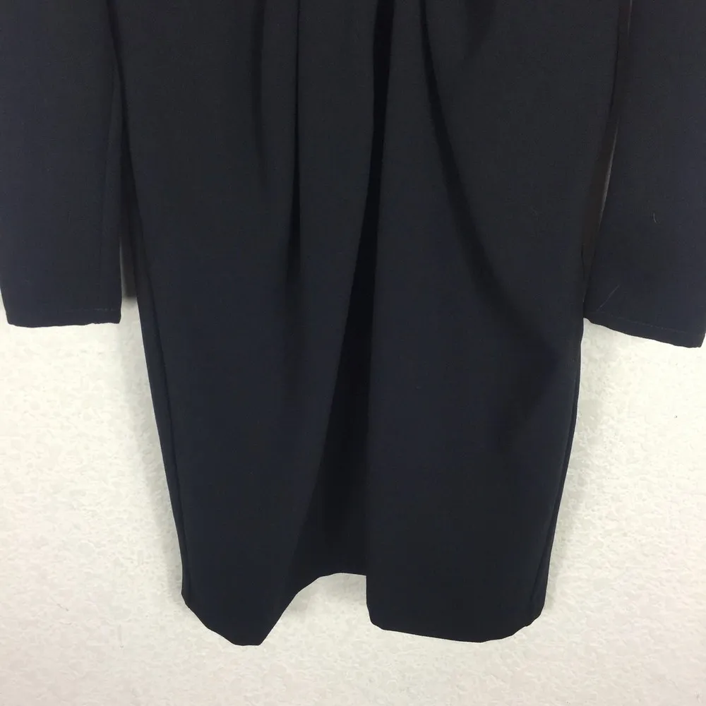 IRO Robiela Black Deep Plunge Puff Sleeve Mini Dress Size Small - Image 10