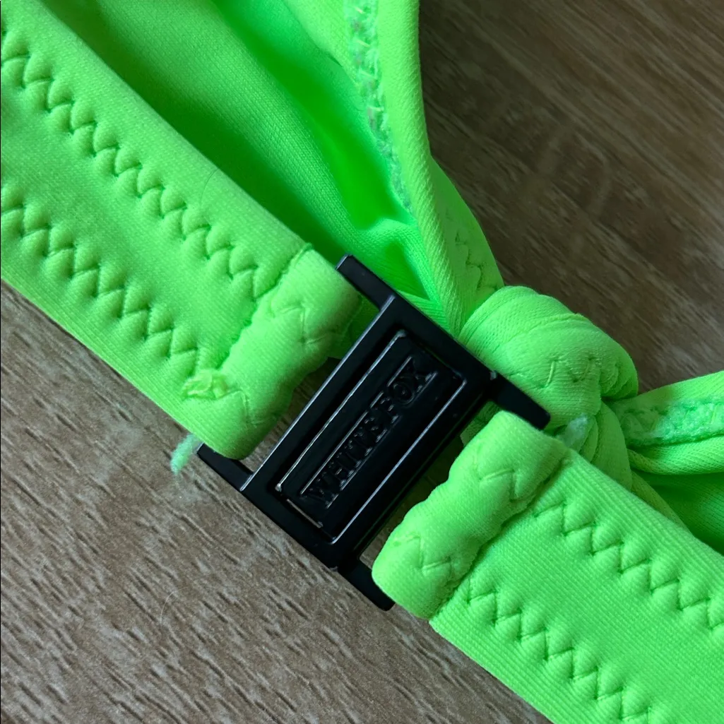 White Fox Boutique Lime Bikini Top - Image 3