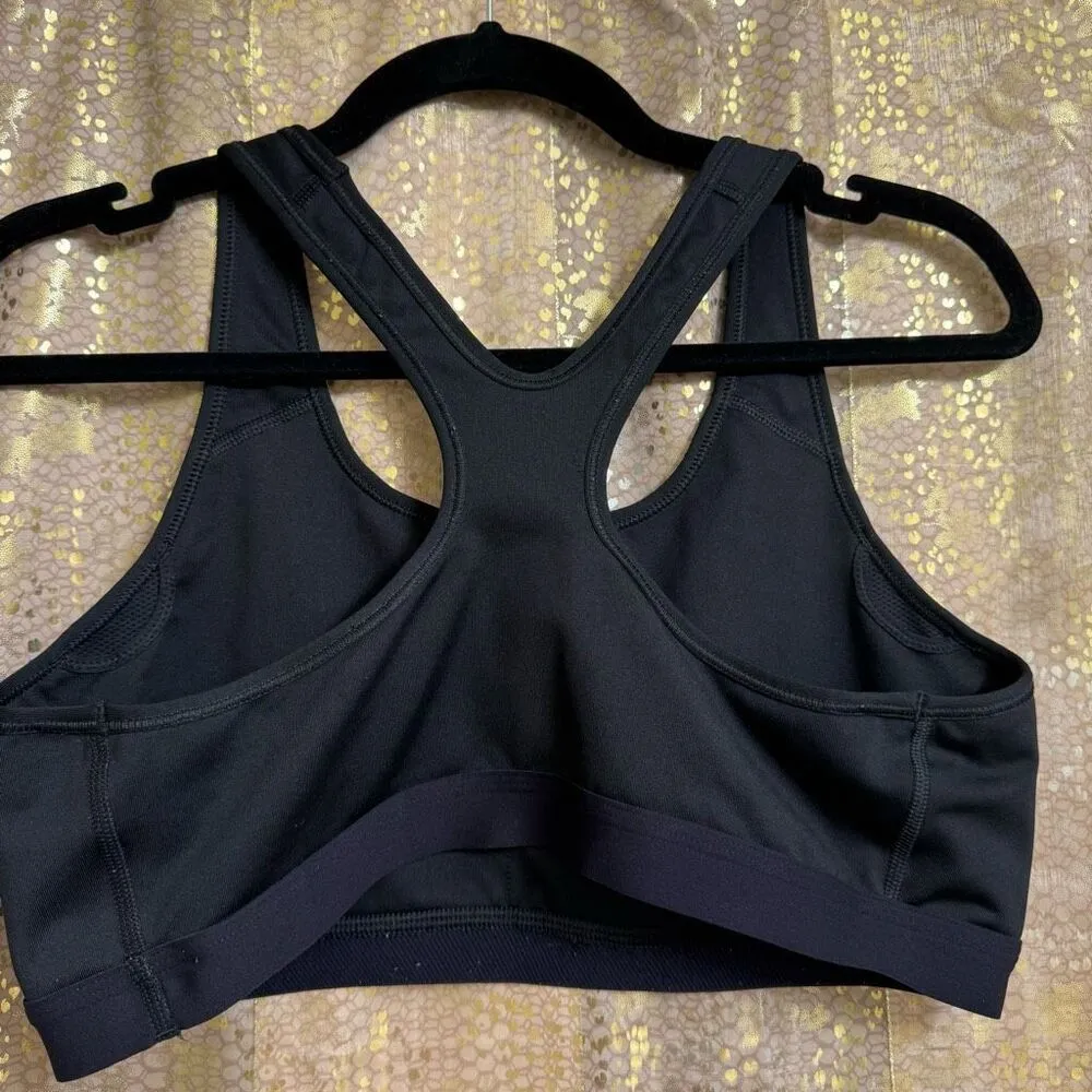 Nike Pro Black Dri-Fit Racerback Sports Bra XL - Image 2