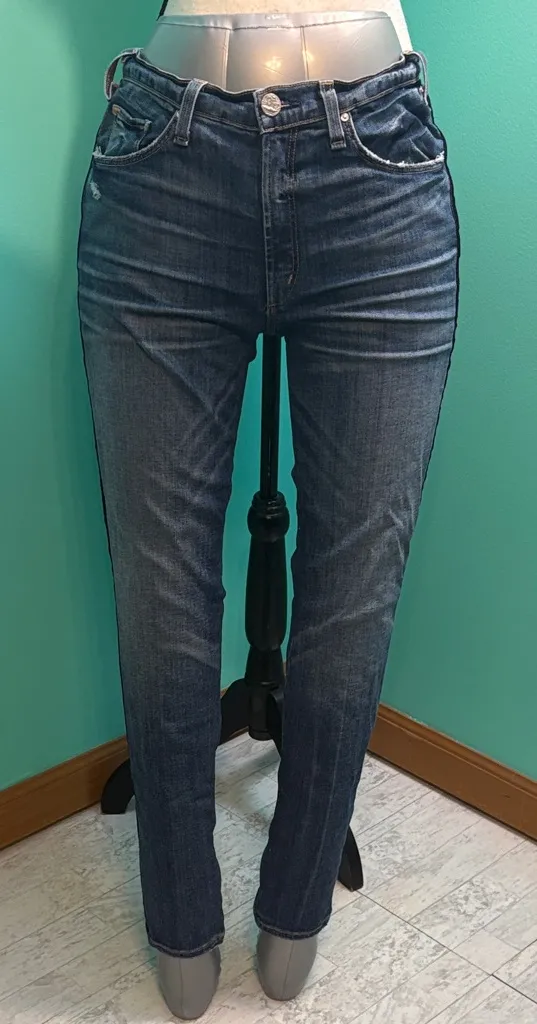 McGuire Denim Tuxedo Stripe Straight Leg Jeans - Image 1