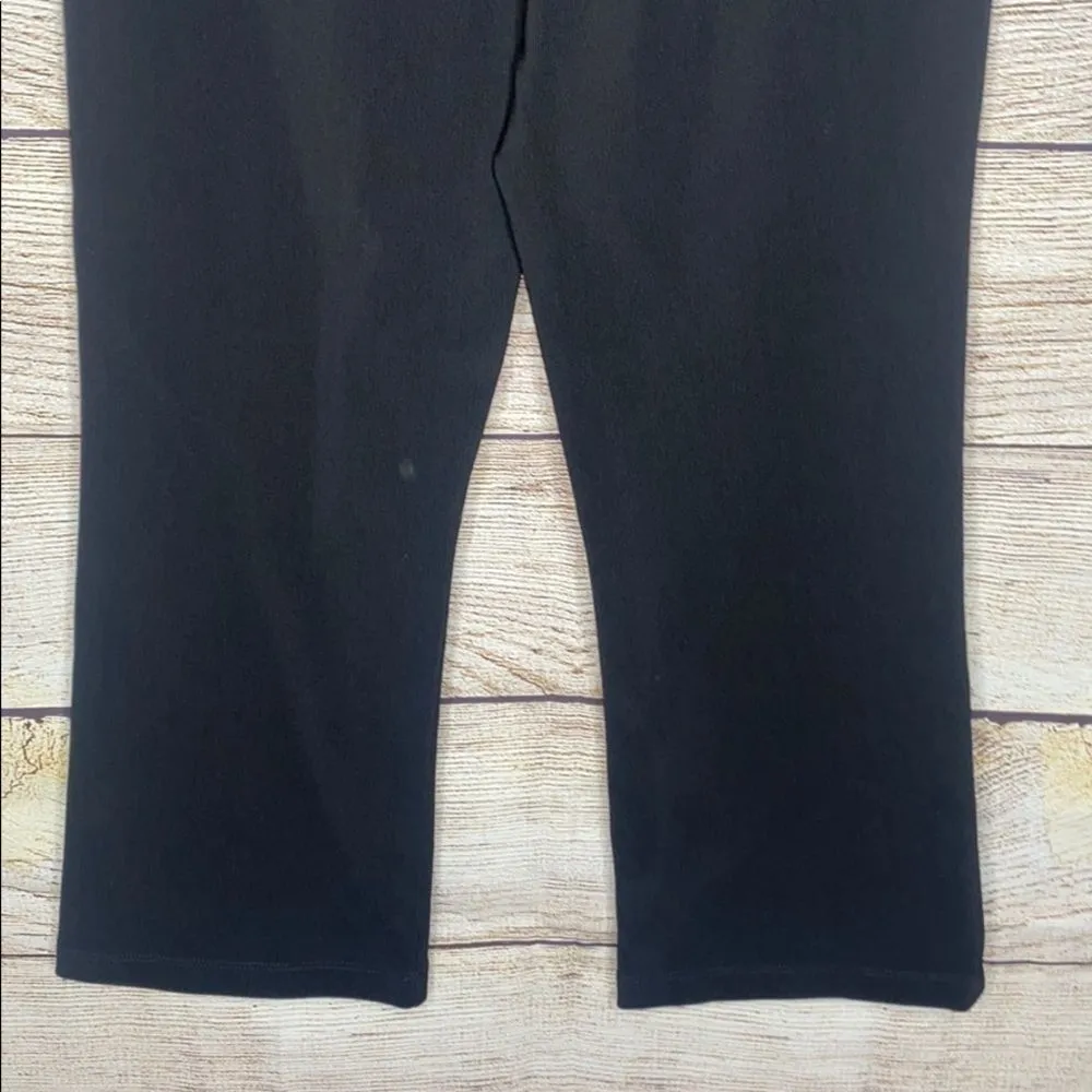 Equestrian Black Leggings Flare Large Black - Image 7
