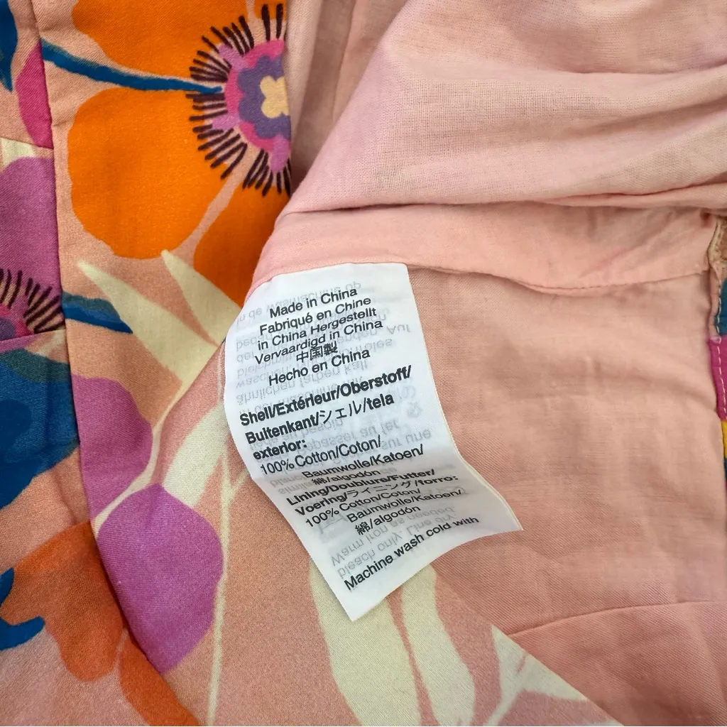 J. Crew X Liberty Fabric Pavilion Pink Wide Leg Crop Pant - Image 15