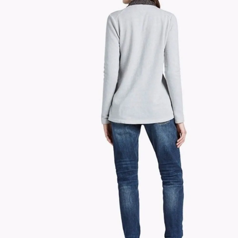 LUCKY BRAND lotus shawl open cardigan sweater XS - Image 8