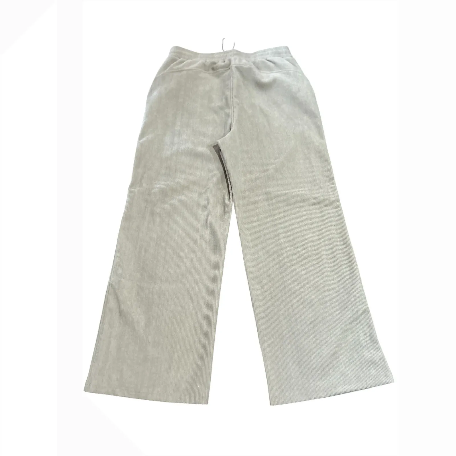 Halara Corduroy Wide Leg Pants Beige Lounge Comfort Size‎ M - Image 5