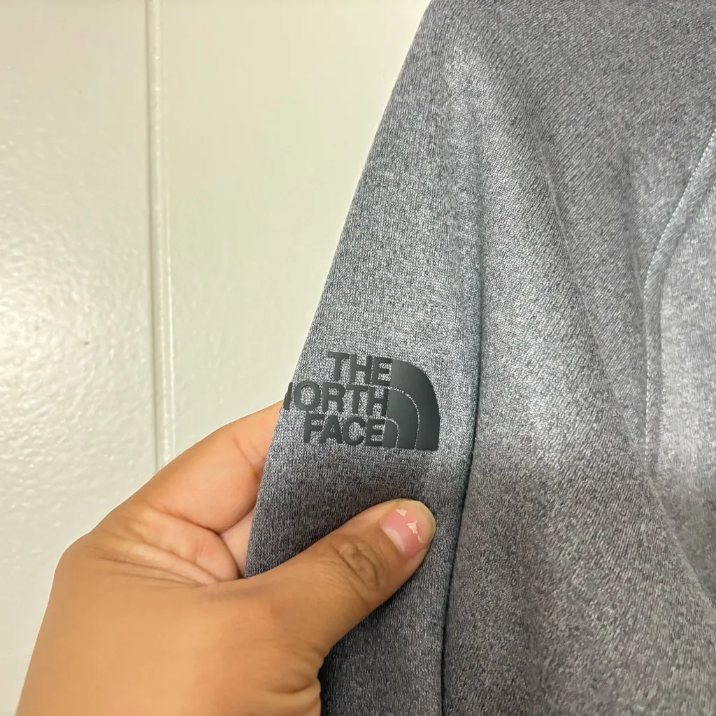 The North Face Cayon Flats Fleece Jacket Prime Logo Womens Size L Gray - Image 8