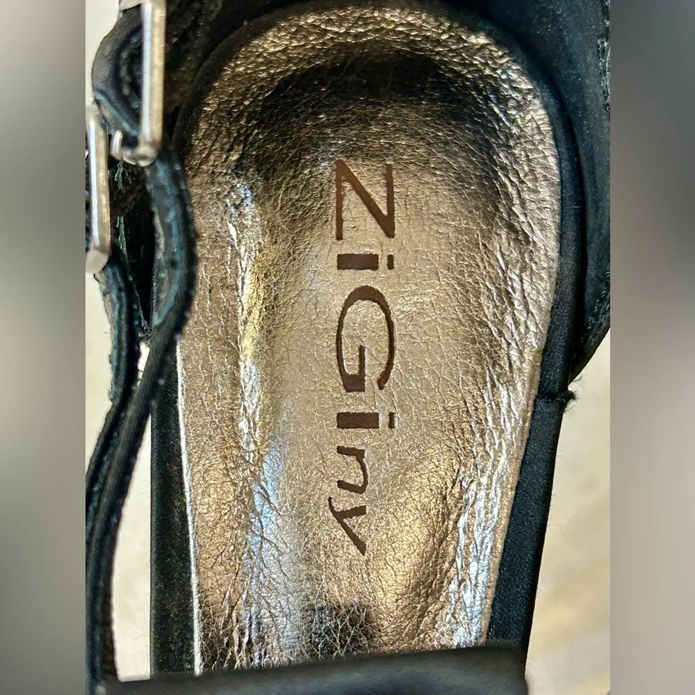 ZiGiny Darling Black Satin Ruffle T - Image 12