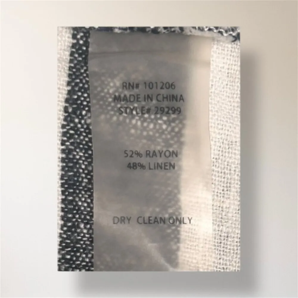 Soft Surroundings  Stripe Cold Shoulder Tunic Mini Dress Linen Blend Pockets Boho - Image 6