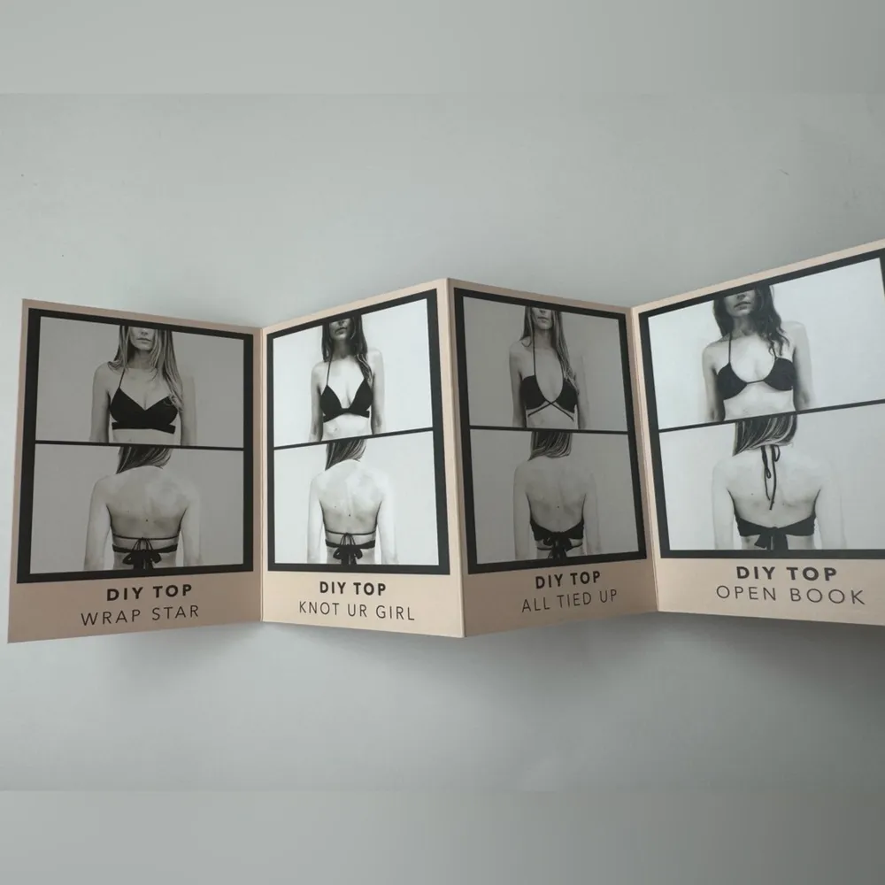 NWT We are HAH XL Free People Reversible Top Swim Dusty Rose Shroom Combo Size S Tan - Image 6