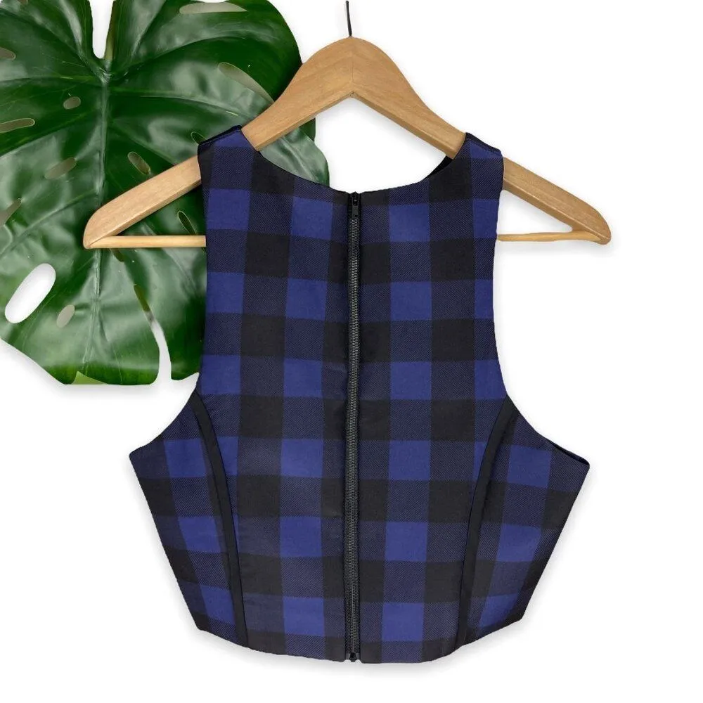 Finders Keepers  Gingham Check Structured Top - Image 5