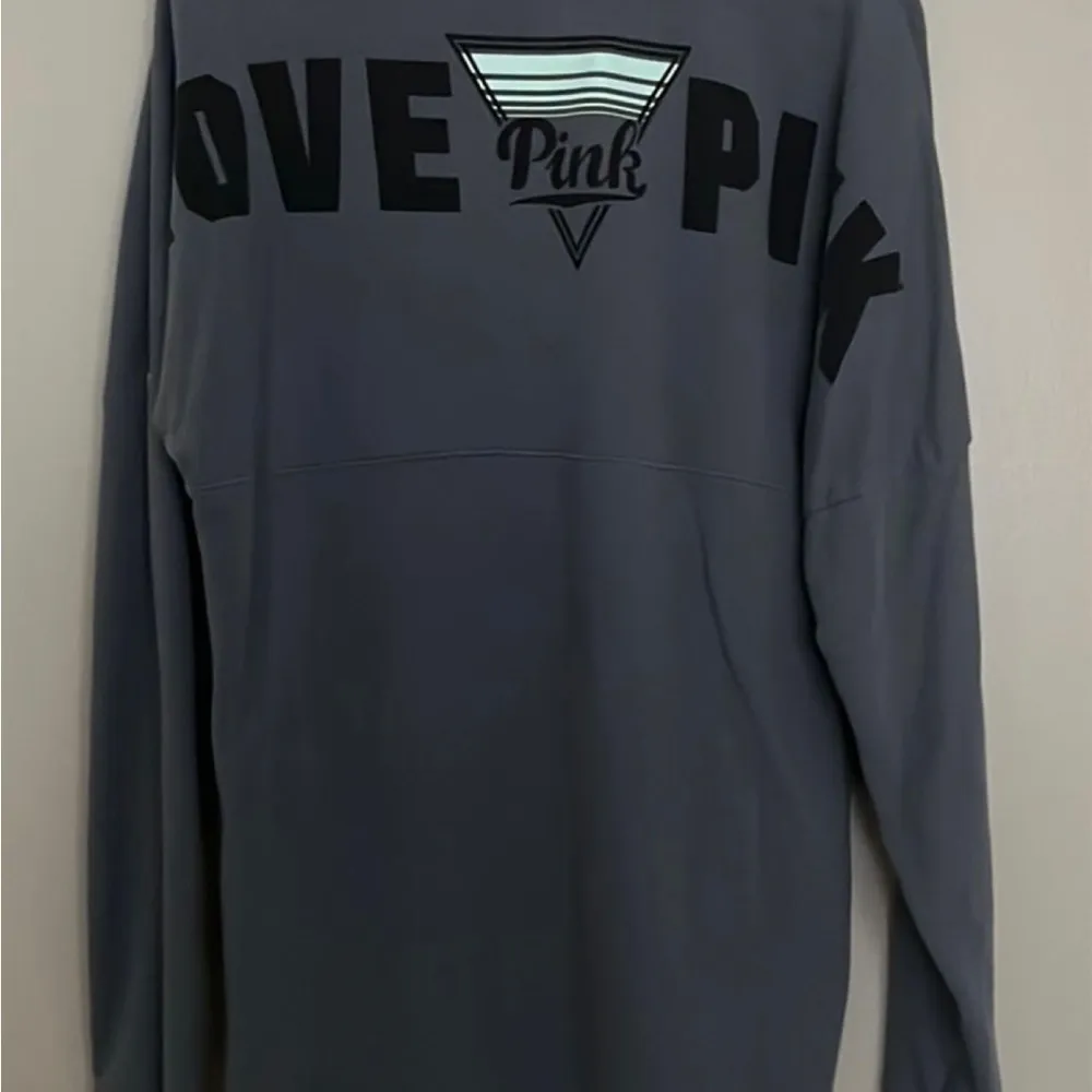 PINK Victoria’s Secret 1/4 Button Up Sweatshirt Size M - Image 6