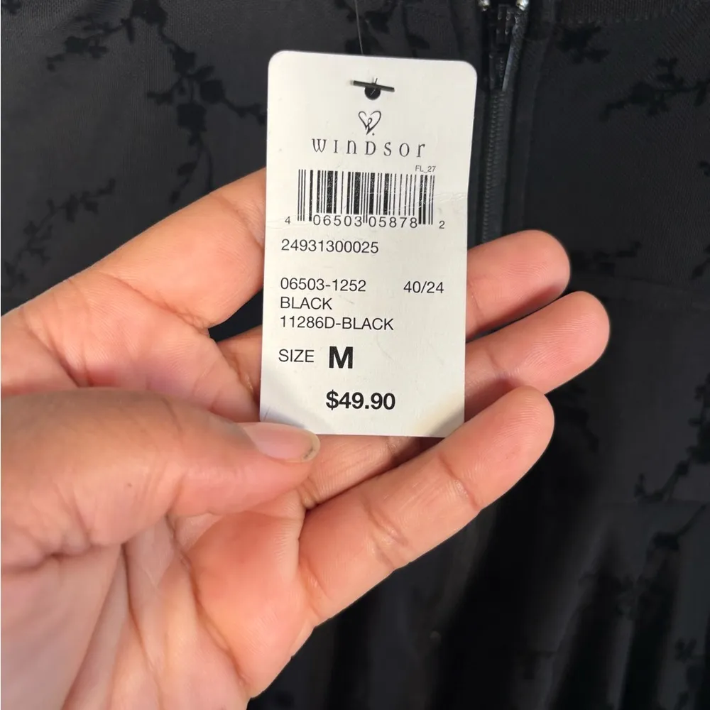 Women's Floral Velvet Ruffle Romper - Image 2