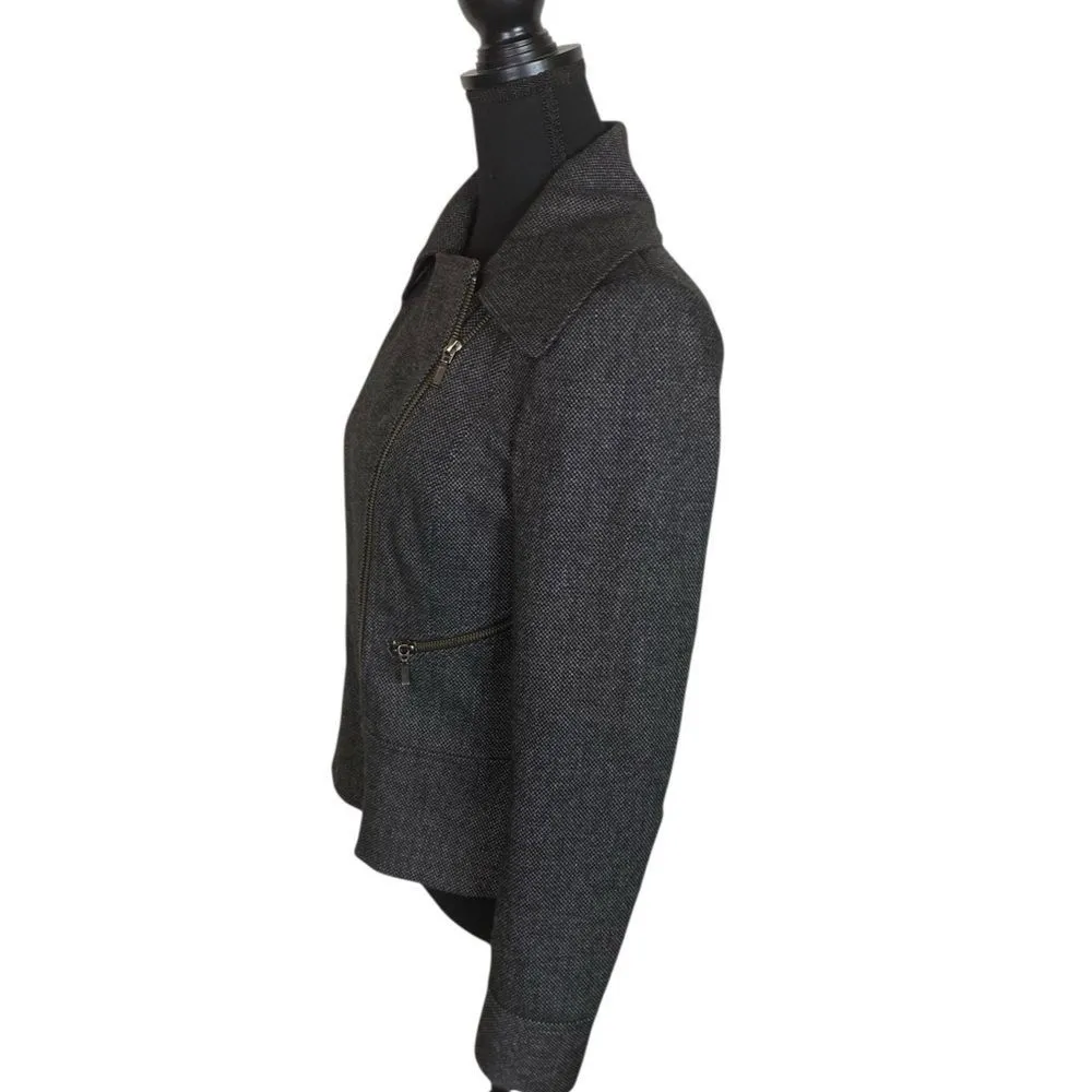Halogen #306  Charcoal Tweed Jacket - Image 3