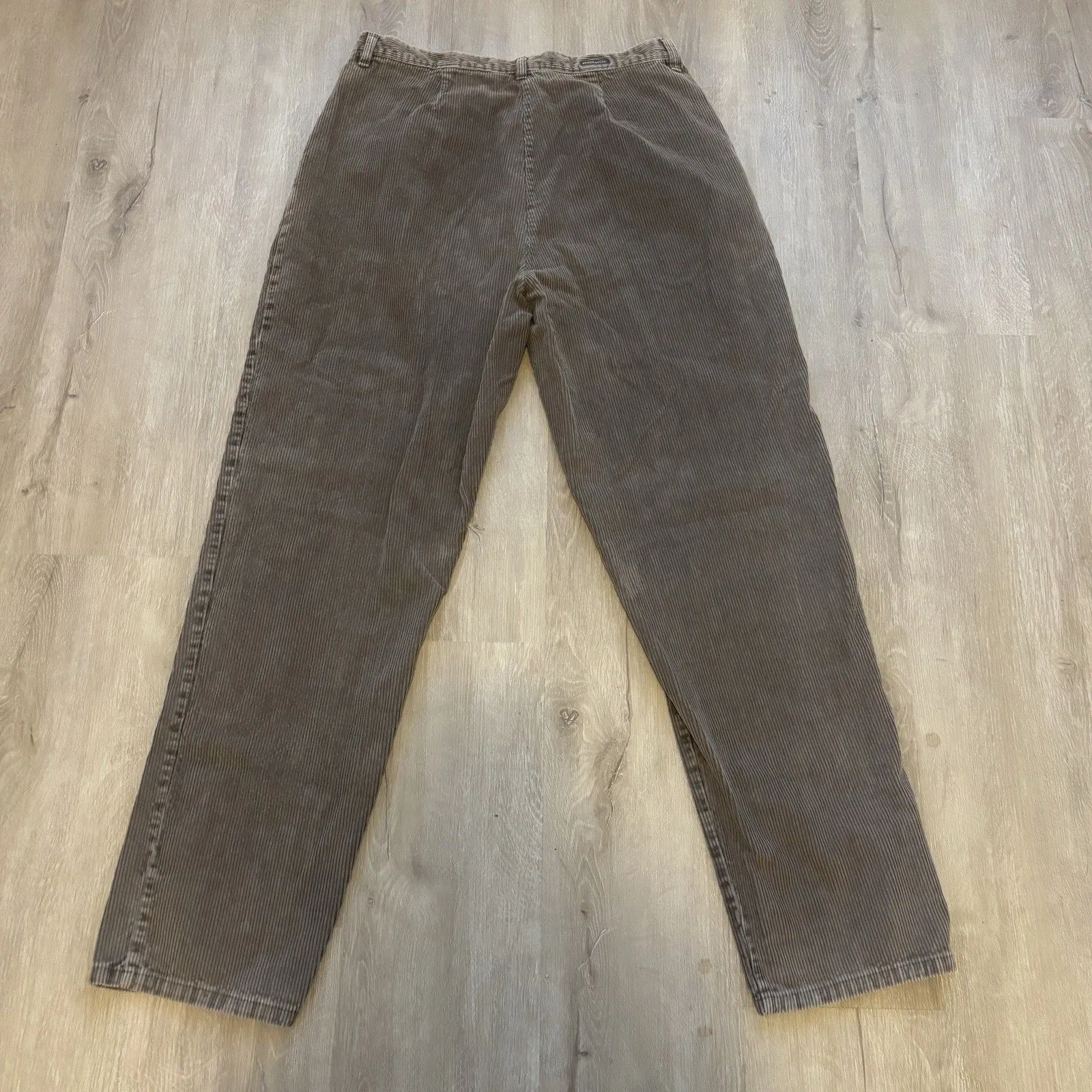 VTG Woolrich Corduroy Pants Womens Sz12  Loren Highrise Pockets 1964 Dark Logan - Image 9